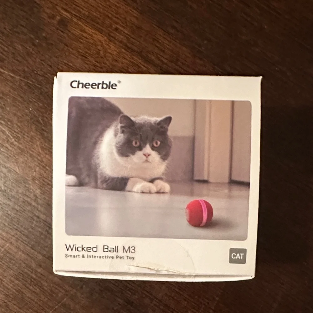 Wicked Ball M3 Interactive Cat Toy - Red